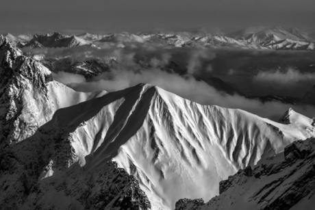 Bekijk deze foto groot ;-) Top Zugspitze Oostenrijkse kant