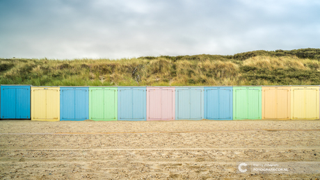 Strandhuisjes in Zeeland