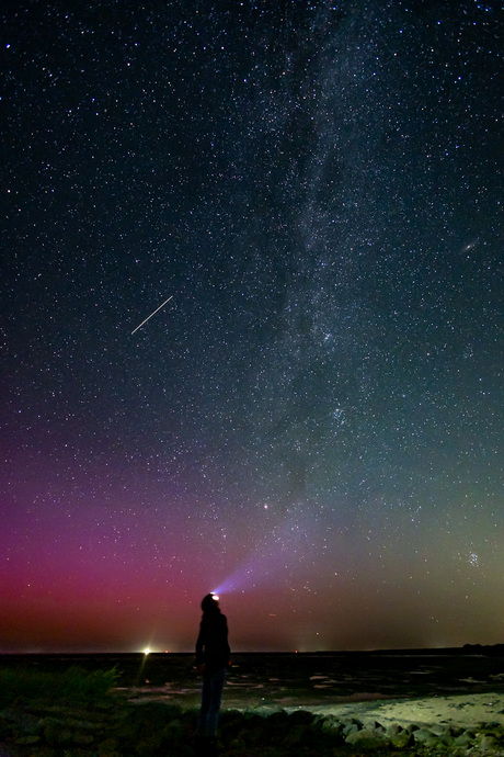 Milky Way - perseides - northern lights 