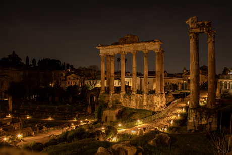 Forum Romanum by night