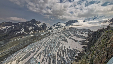 Felskinn, Längfluh, Saas Fee, Wallis, Schweiz