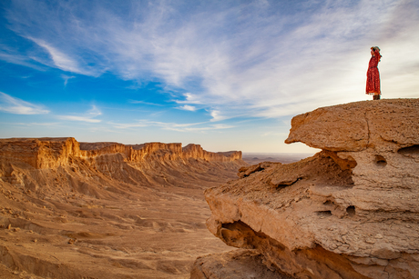 Edge of the world Saoedi Arabië.
