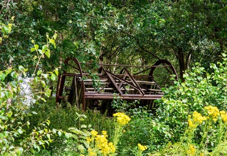 Oud industrieel erfgoed in de natuur