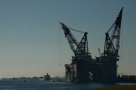 Werkeiland in Europoort