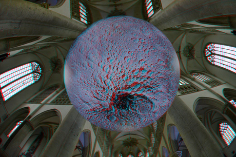 museum of the Moon Breda 3D fish-eye