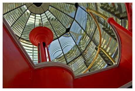 Binnenwerk van Deense vuurtoren