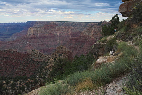 Uitzicht over de Grand Canyon