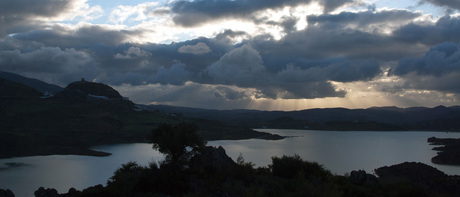 Embalse de Zahara, Andalusië, Spanje