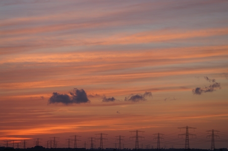 Elektrisch geladen lucht