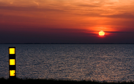 Zonsondergang in Markermeer