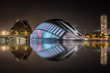 Reflectie in de avond