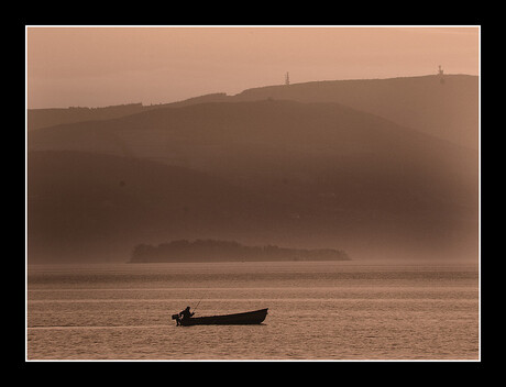 Lonely fisherman