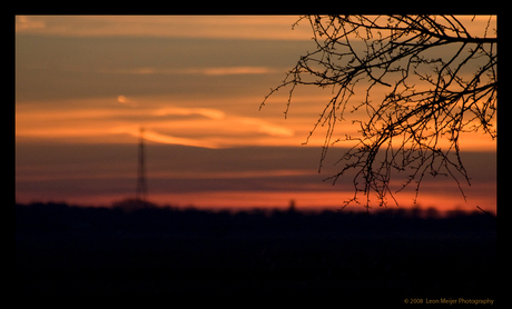 Zonsondergang Paterswolde