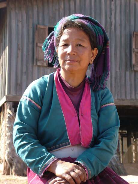 Vrouw in Myanmar.JPG