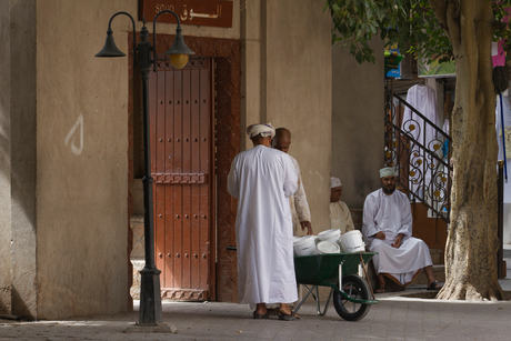 Straatbeeld Nizwa, Oman