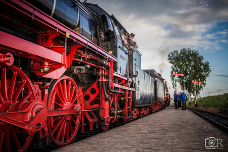 Conducteurs op de stoomtrein