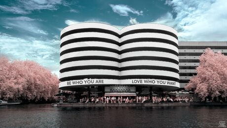 De Billen van Zanstra in 720nm false color infrarood 