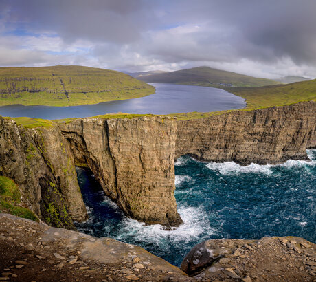 Lake Vatnið ,Faroer