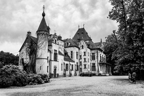 Oude kasteel in Belgie