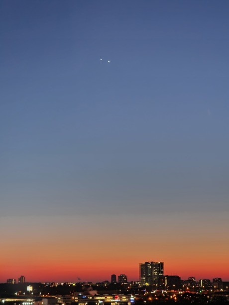 Jupiter en Venus