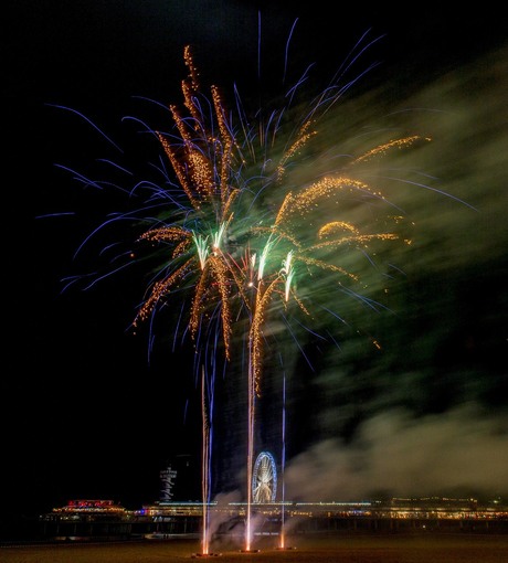 Vuurwerk Scheveningen 18-12-2016