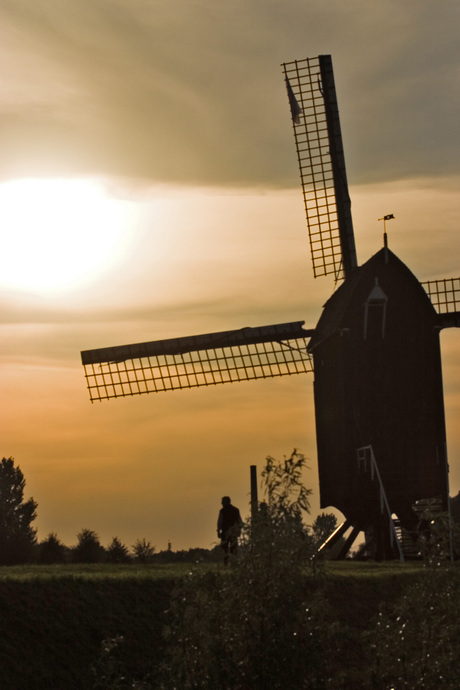 Molen silhouette