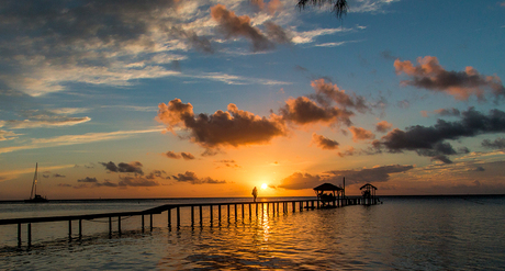 Zonsondergang Raiatea