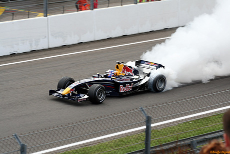 Robert Doornbos met Red Bull Formule 1