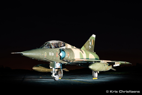 Mirage 5 at night