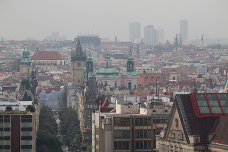 Uitzicht over Praag