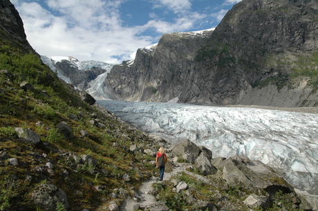 gletsjer in Noorwegen