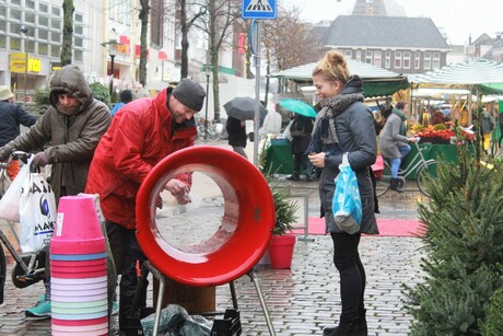 Kerstboomverkoop Vismarkt Groningen