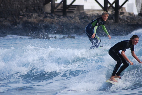 surfen bij punta de la vela