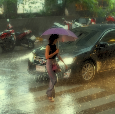 't regent in de stad