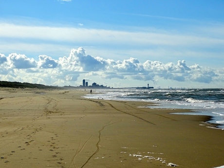 echt weer voor een strandwandeling