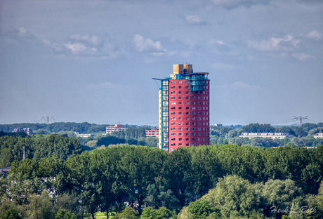 Gezien vanaf de Dordtse Staart