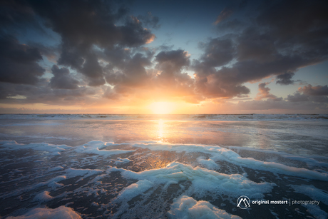 Gouden uur aan zee...