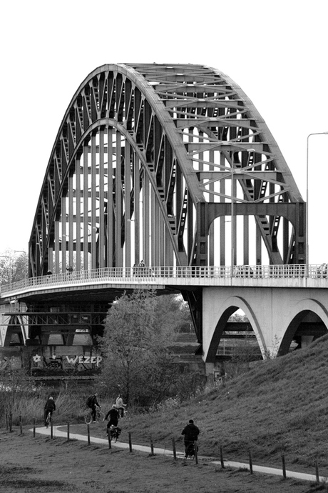 Ijsselbrug Zwart/wit