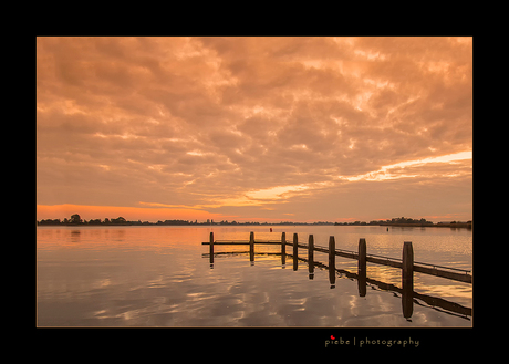 Zonsondergang Langweerder Wielen