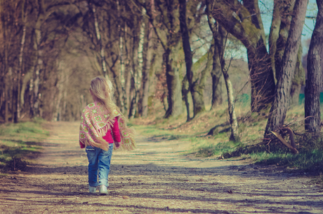 Haren in de wind