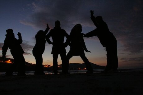 Silhouettes in Portnoo, Donegal