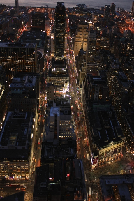 new york streets @ night