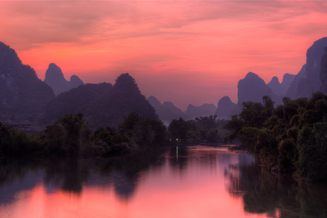 Li river sunset