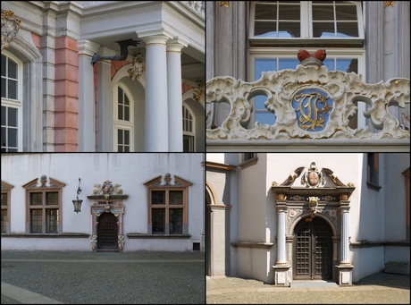 Details op de binnenkanten van het Keurvorstelijk paleis.