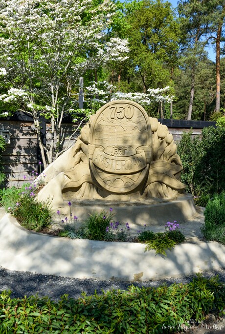 Zandsculpturen Thema: 750 Jaar Amsterdam 