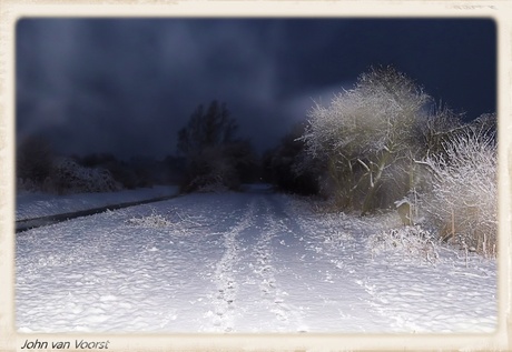 Broekpolder in de Sneeuw