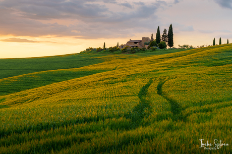 Zonsondergang Toscaans dal