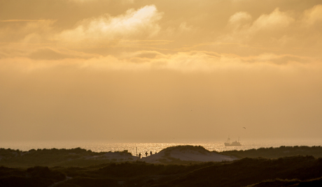 Wachten op zonsondergang