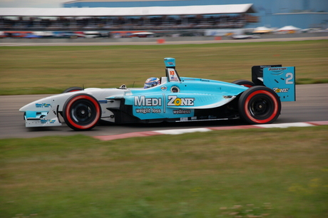 Graham Rahal tijdens de Rexall Grand Prix of Edmonton