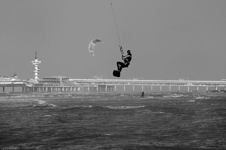 kitesurfing